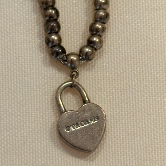 Tiffany Heart Tag Bead Bracelet - Picture 3 of 4